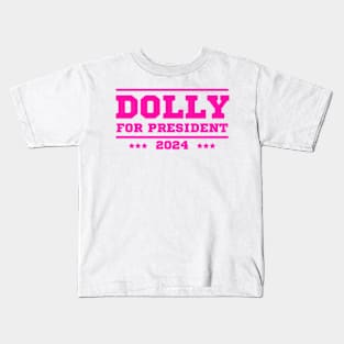 Dolly For President 2024 Kids T-Shirt